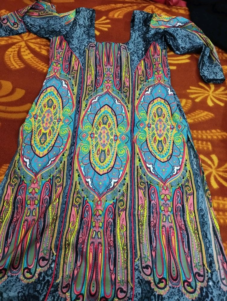 Stiched Kurti With Leging