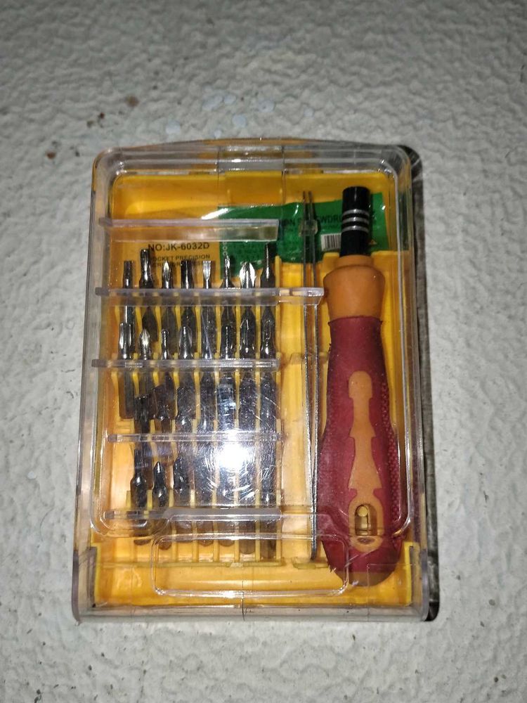 Precision Screwdriver Set (5.0 Inches : Yellow)