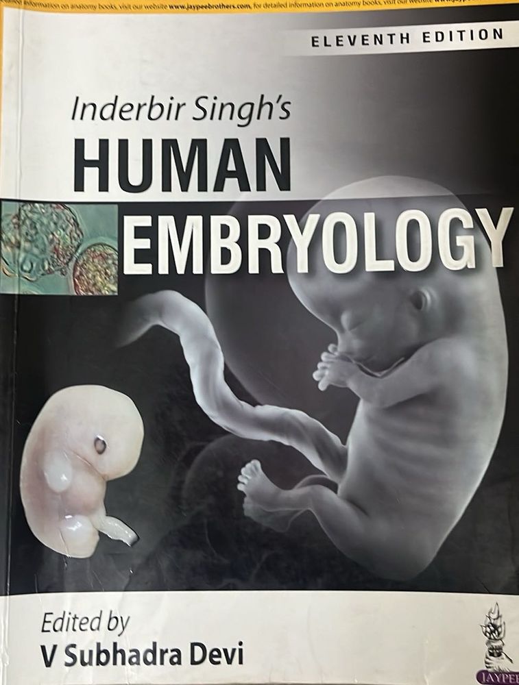 Inderbir Singh's Human Embryology