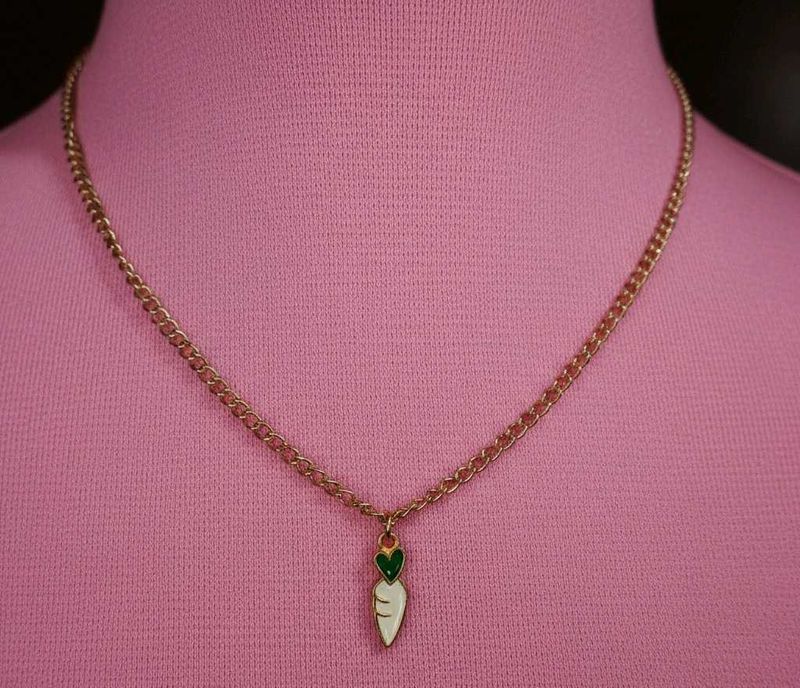 Carrot Charm Necklace