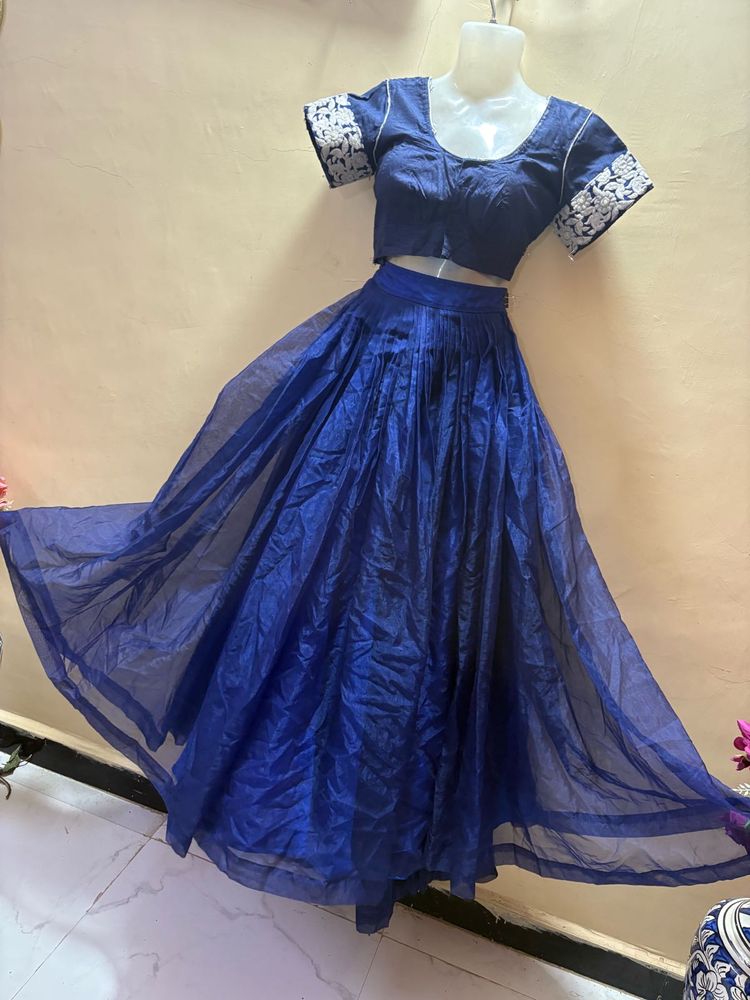 Blue Lehenga Choli Set