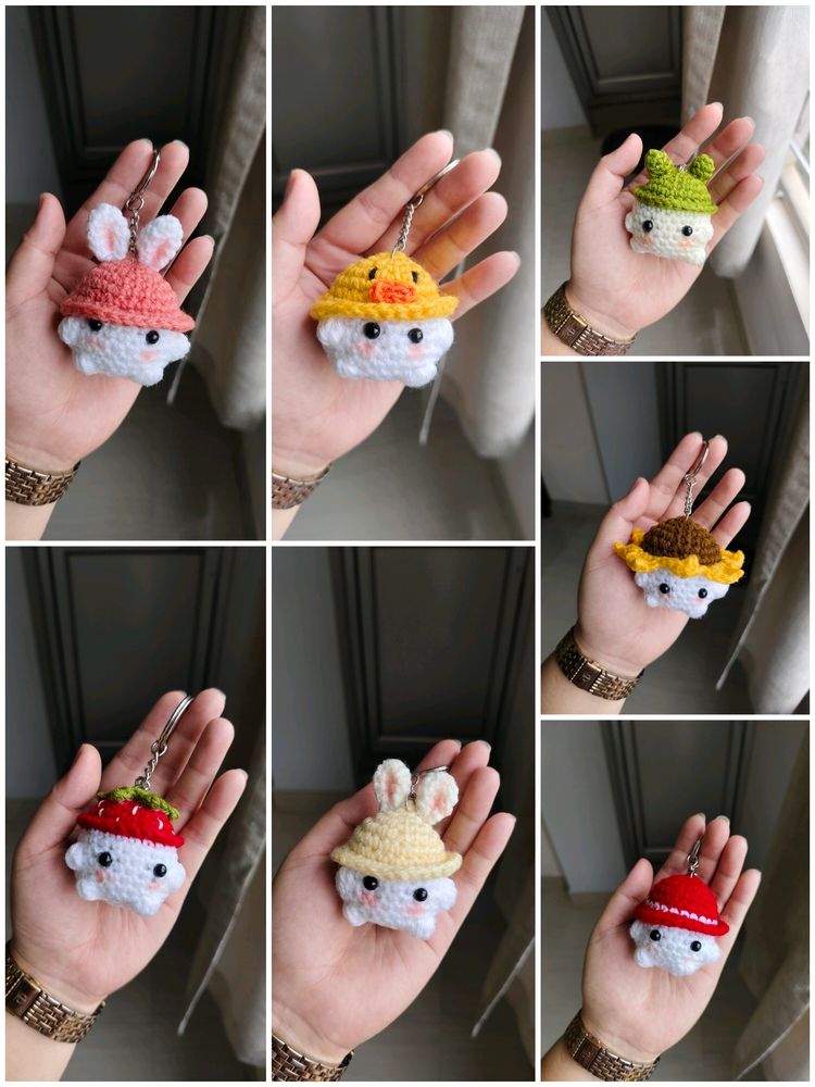 Mushroom Keychains