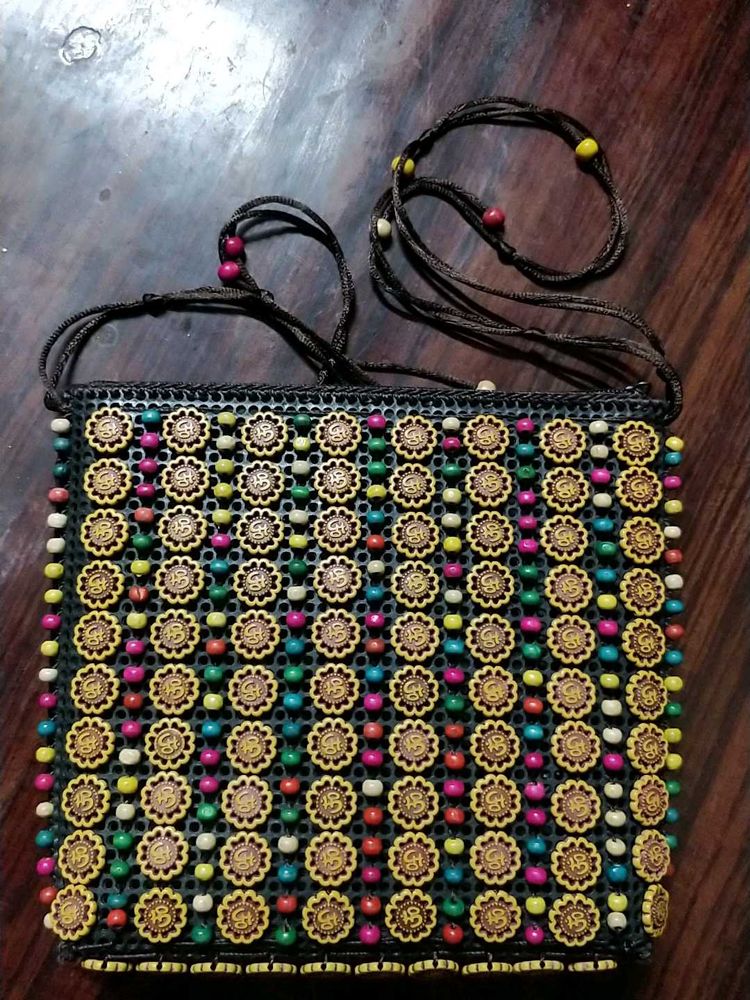 Vintage Beaded Shoulder Bag