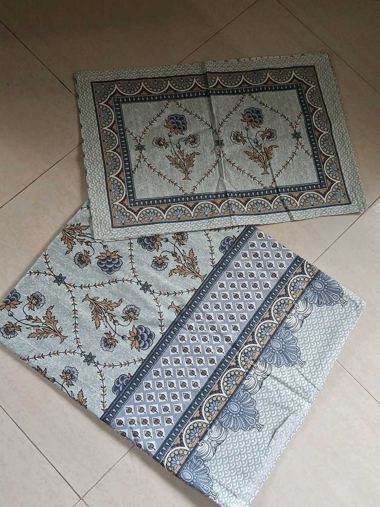 "Brand New" Double Bedsheet With Pillow Cover