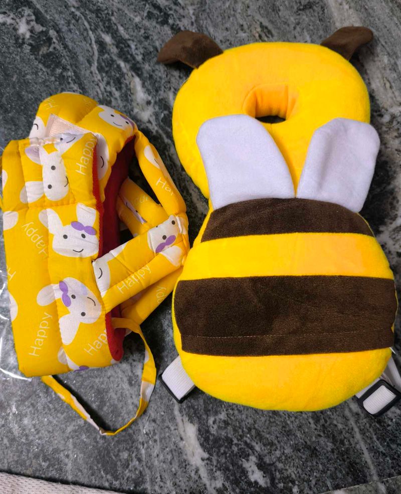 Cute Bee Toddler Head Protection Pillow