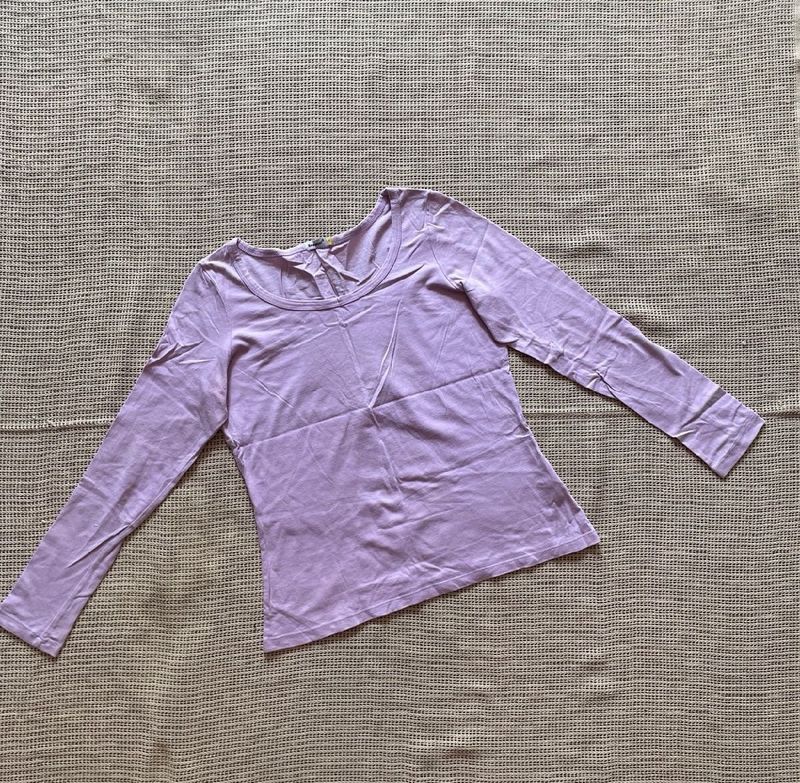 Lilac Long Sleeve Top