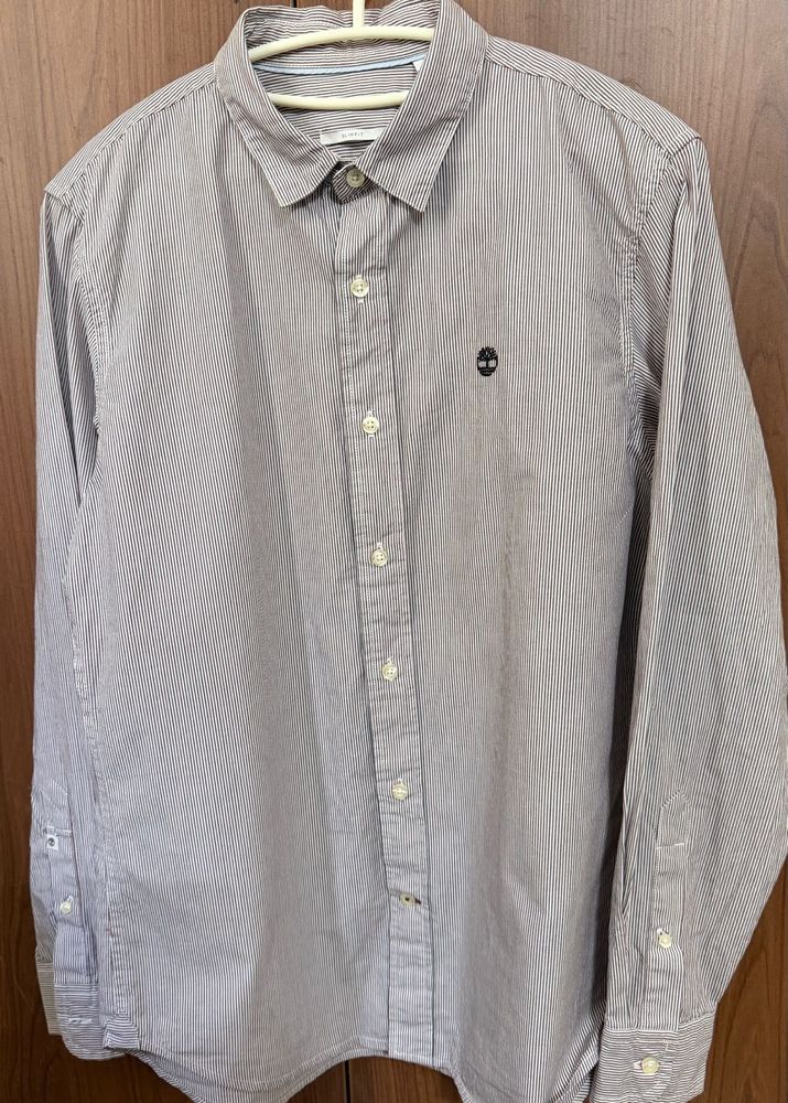 Men's Timberland Striped Button-Up Shirt