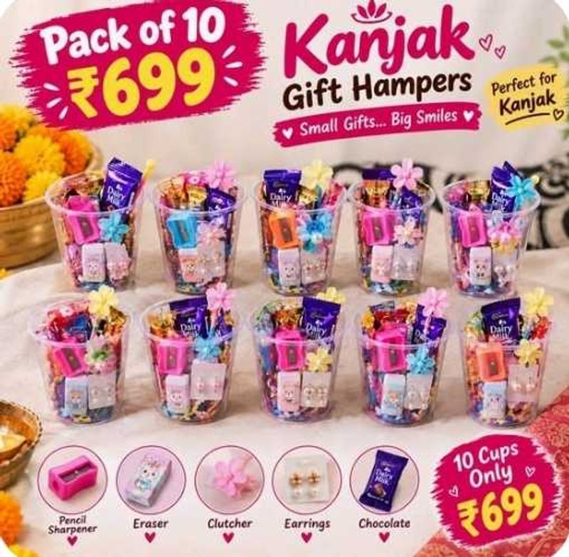Kanjak Gift Hampers - Pack of 10