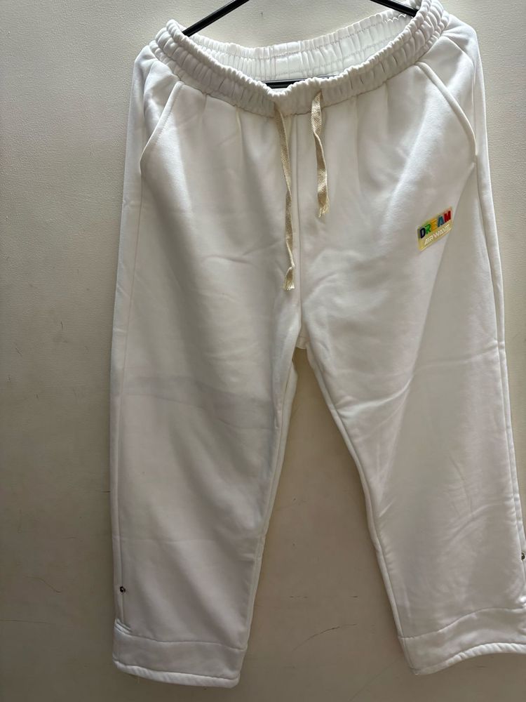 White Casual Sweatpants