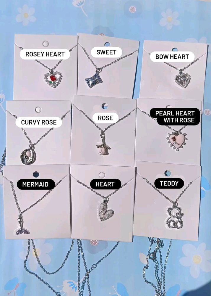 Aesthetic Necklaces Collection 🫶🏻🎀💗