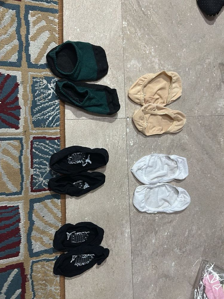 Assorted No-Show Socks - Pack of 5