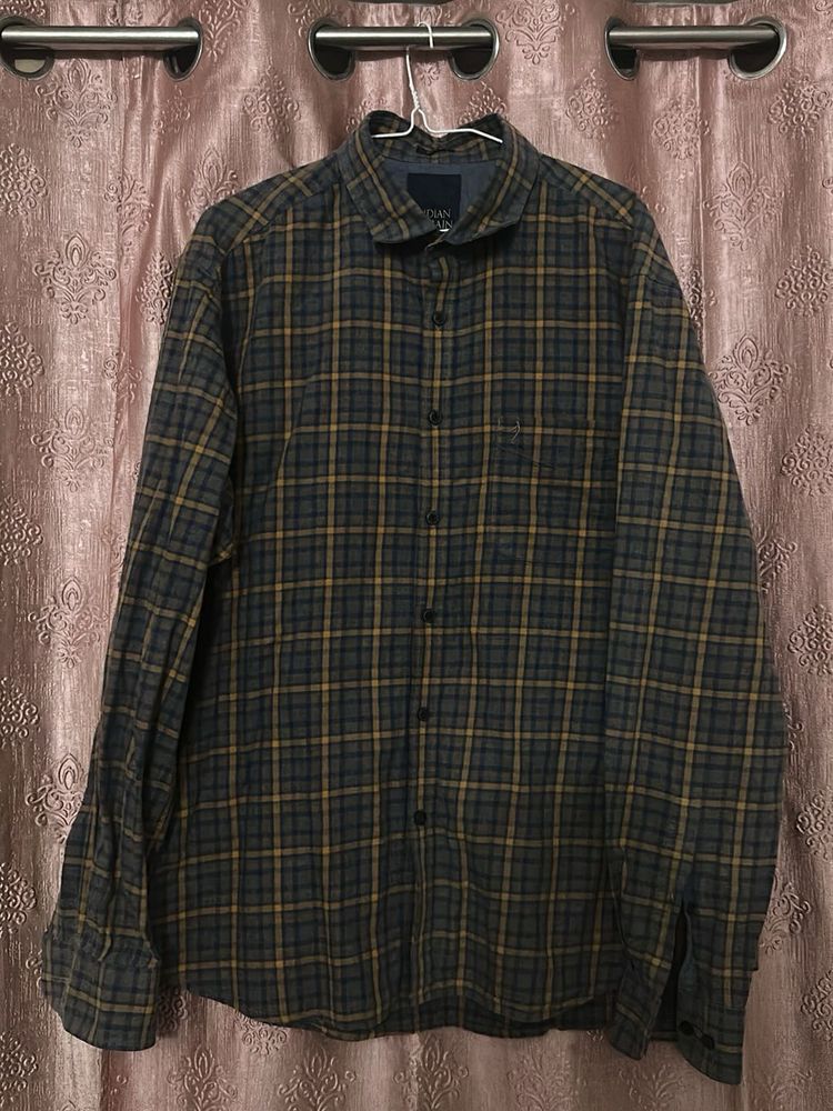 Men's Plaid Long Sleeve Shirt