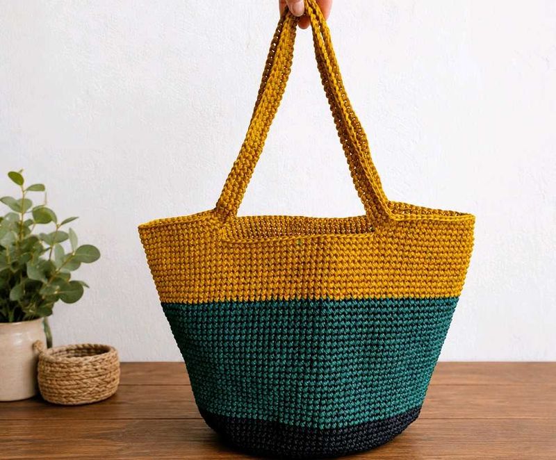 basket crochet bags