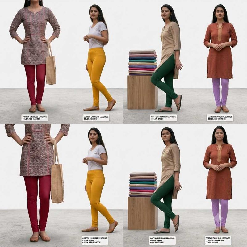 Comfortable Cotton Churidar Leggings
