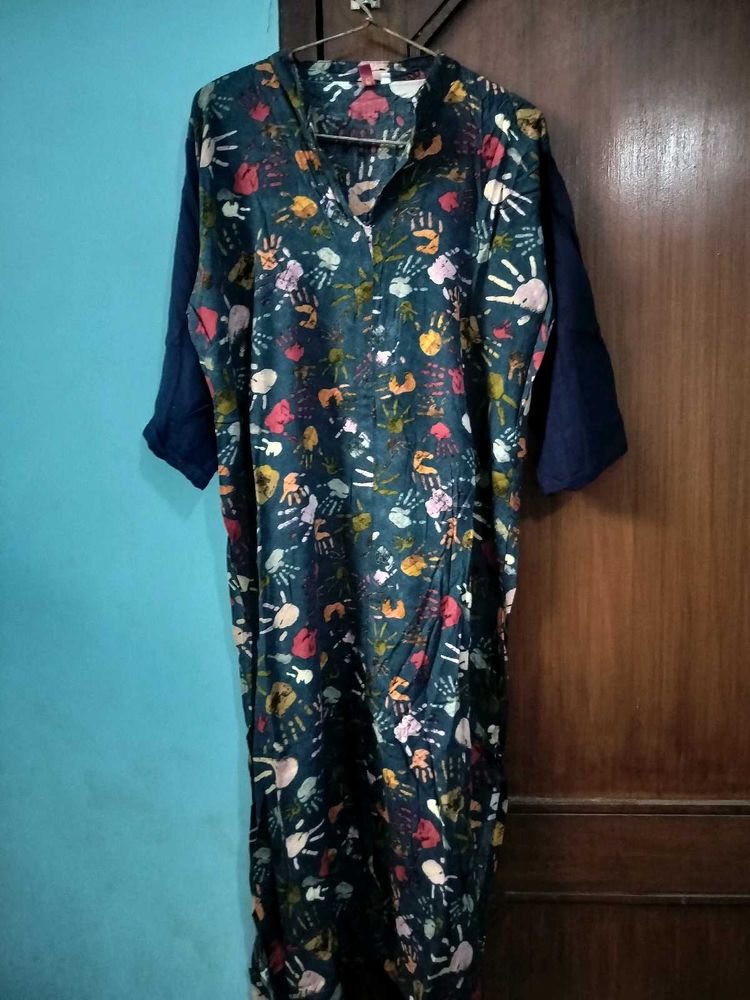 Cotton Kurti In Blue 💙 Colour