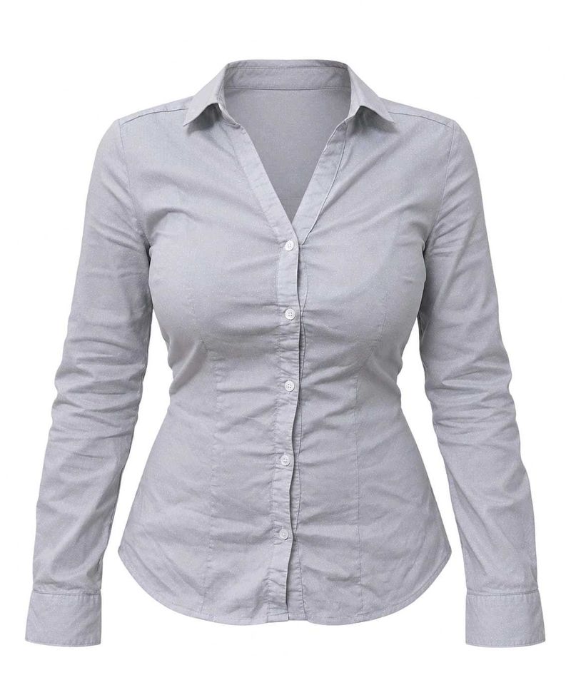 Classic H&amp;M Grey Button-Down Shirt