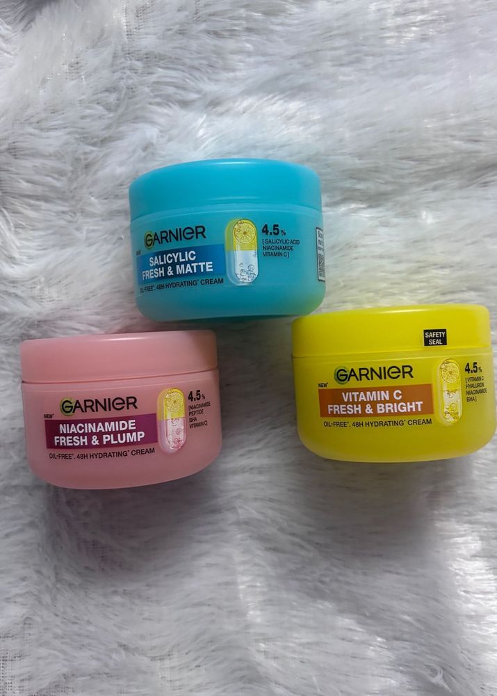 Garnier Face Moisturiser Lot - 3 Jars