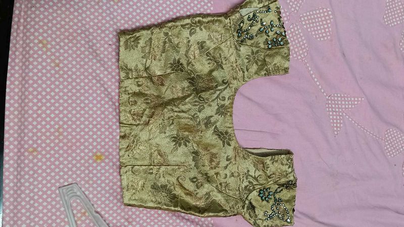 Elegant Brocade Blouse