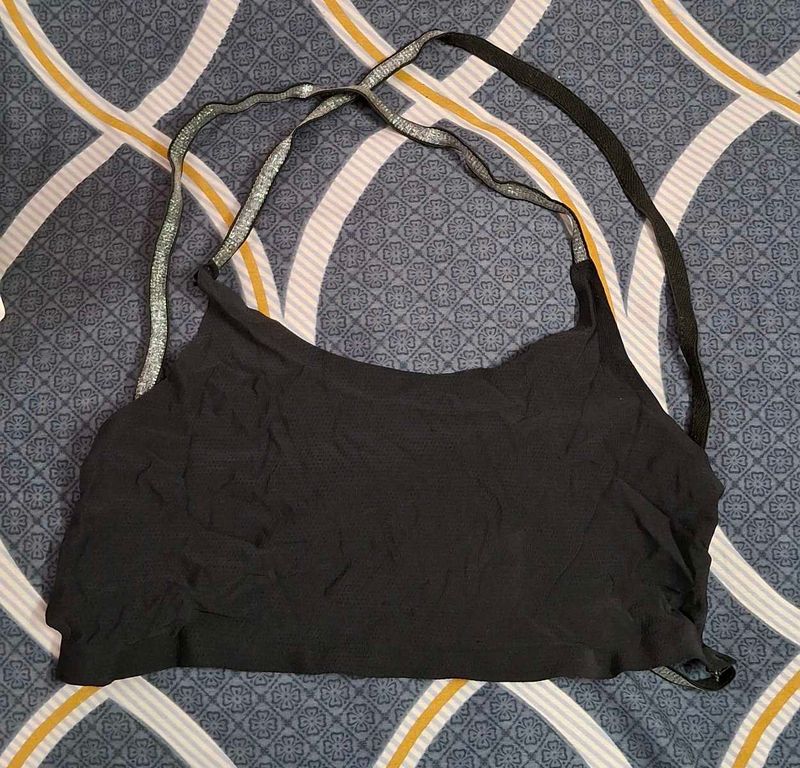 Black Sports Bra and panty