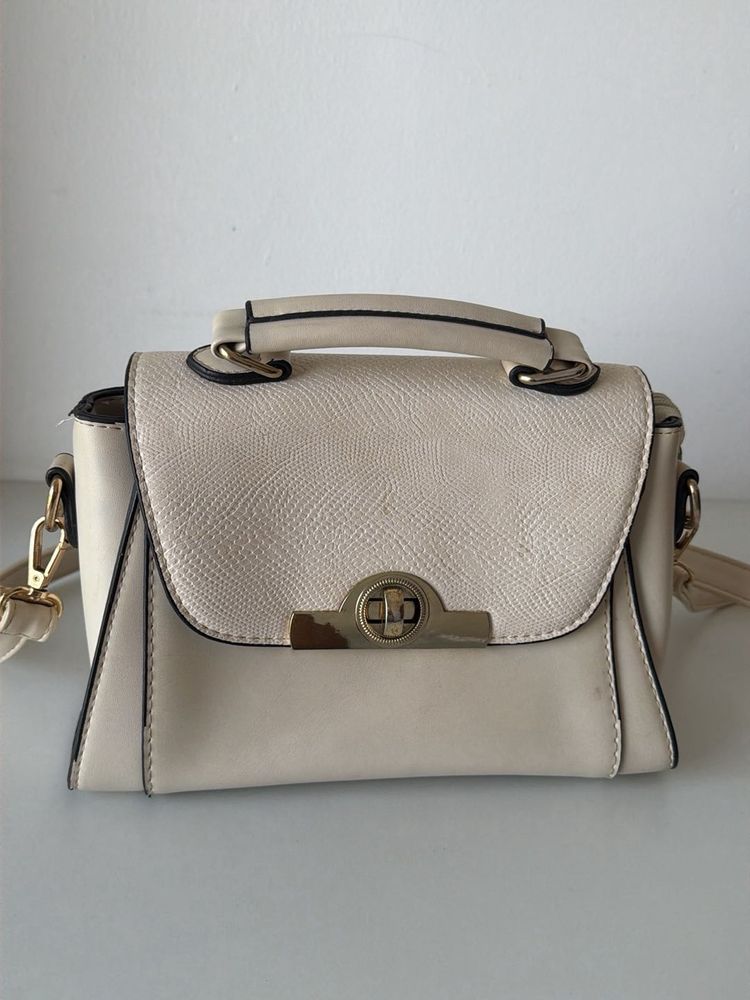 Classic Cream Handbag