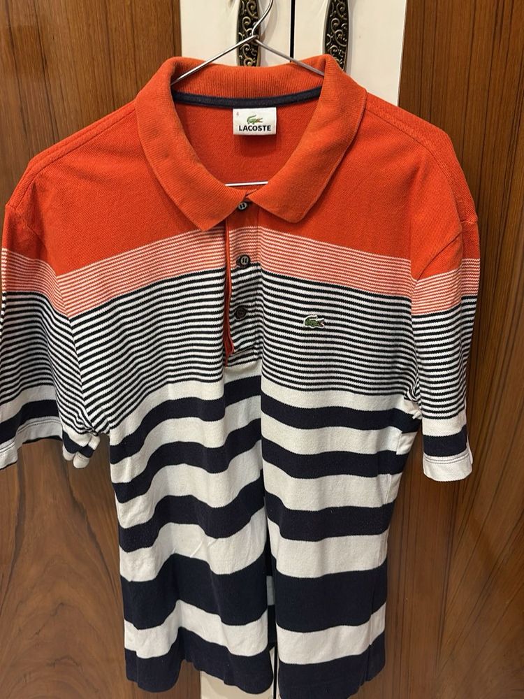 Lacoste Striped Polo Shirt
