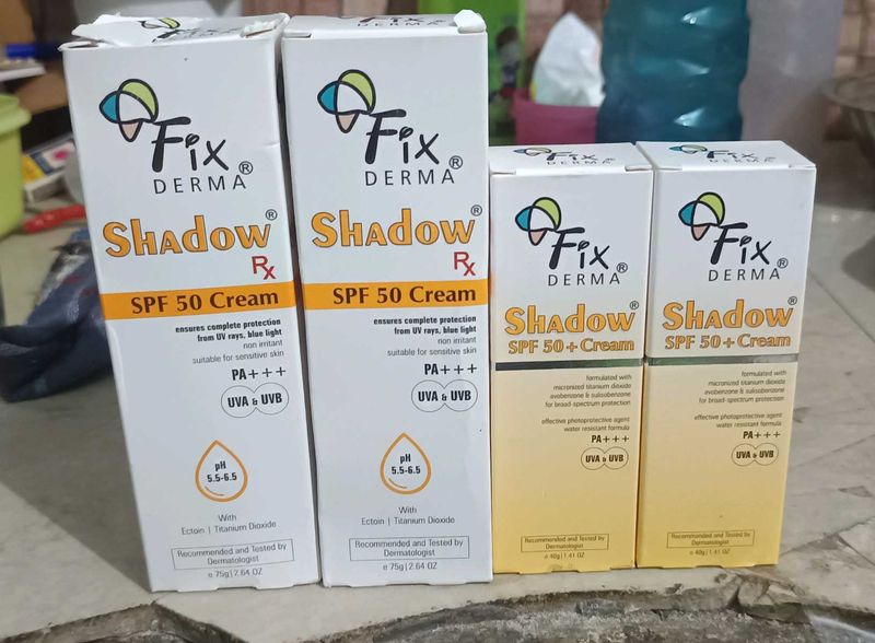 Fix Derma Shadow SPF 50 Cream Sunscreen