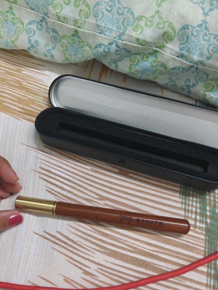 Stylish Wooden Pen with Case