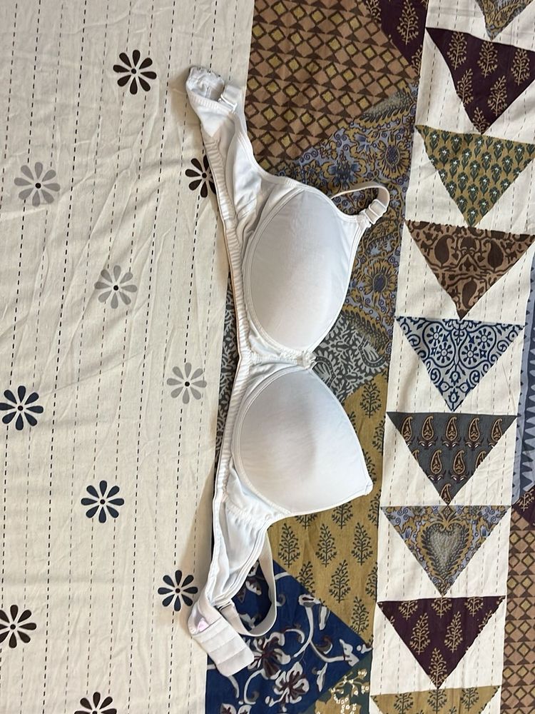 Comfortable White Bra