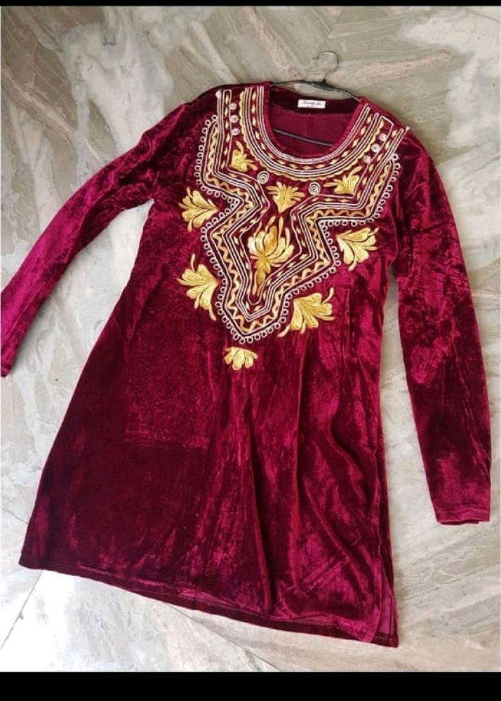Velvet Kurta