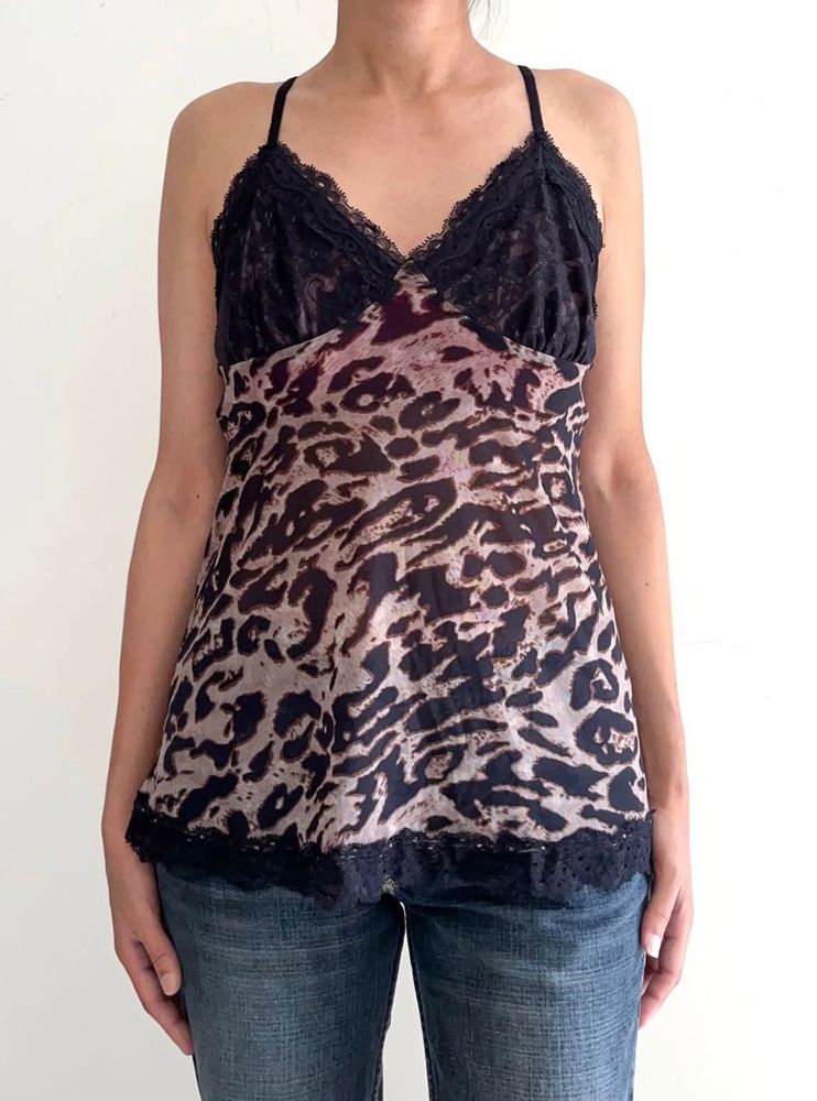 Leopard Print Camisole Top
