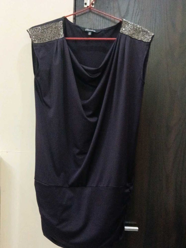 Embellished Shoulder Top