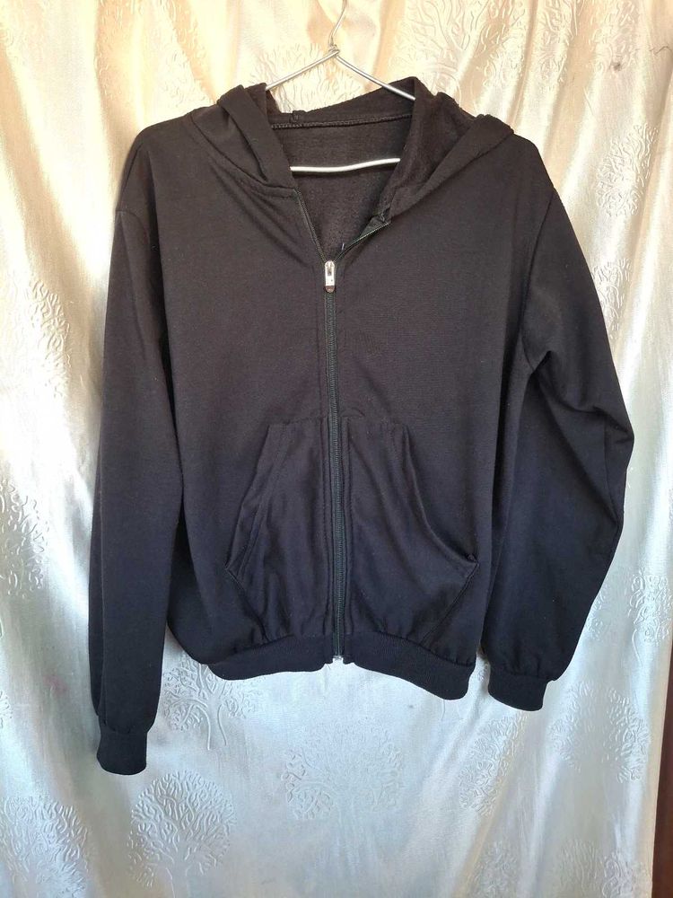 crop Zip-Up Hoodie