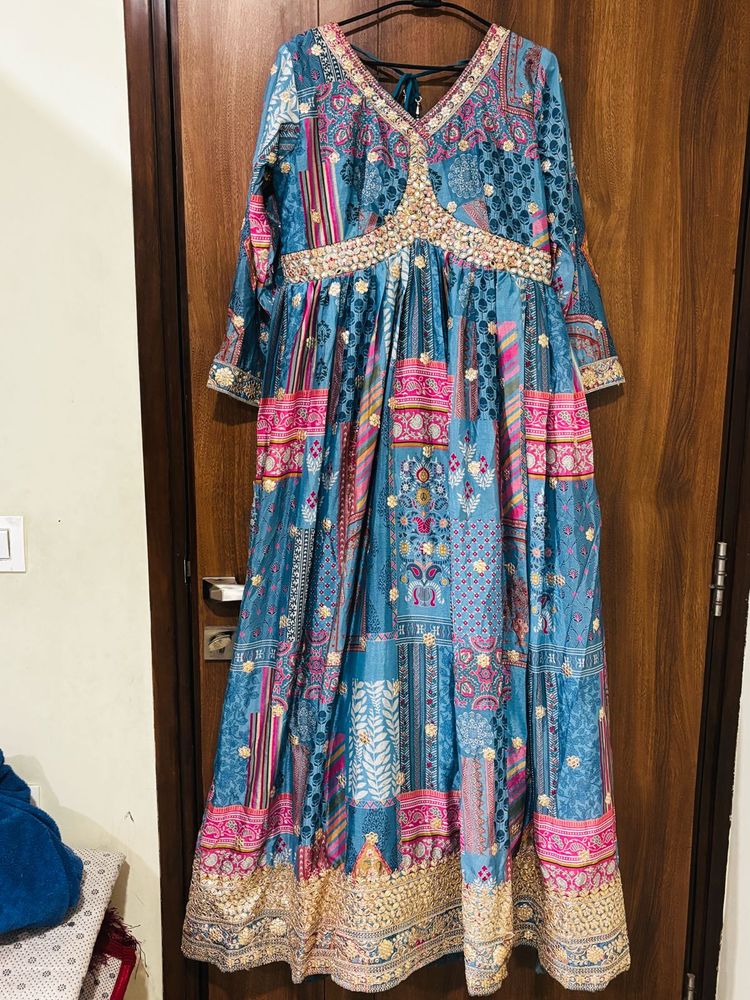 Beautiful Blue Ethnic Gown