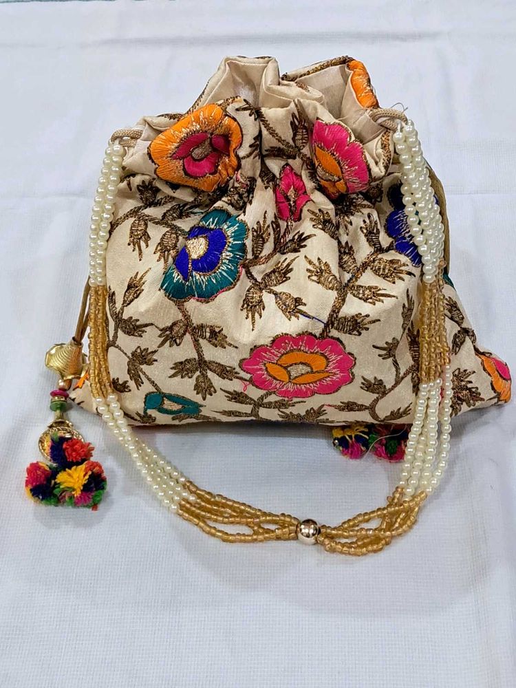Embroidered Potli Bag