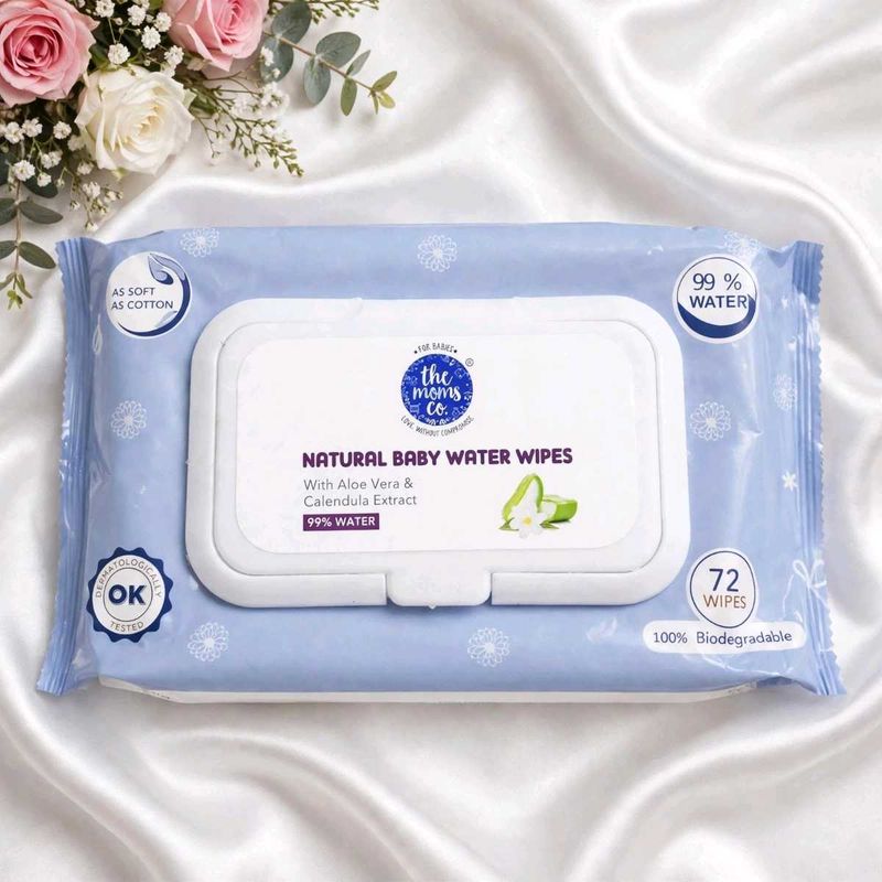 The Moms Co. Natural Baby Water Wipes