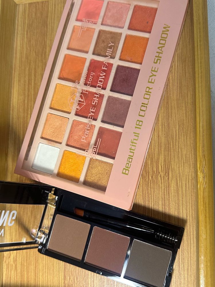 Eyeshadow Palette with eyebrow  freebie