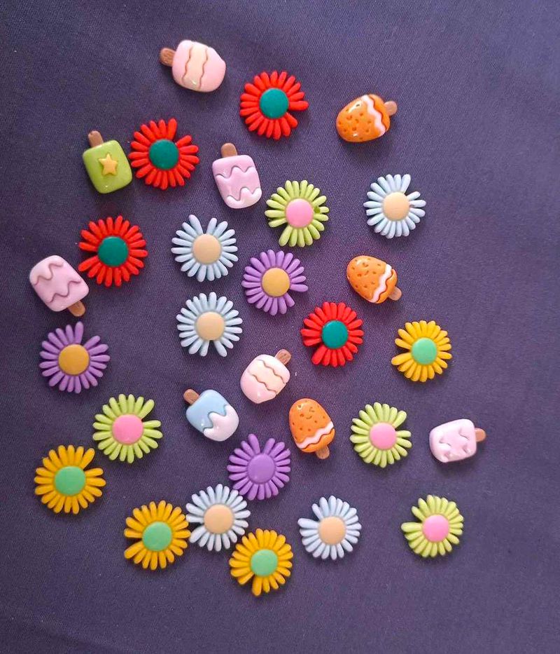 Cute Flower &amp; Ice Cream Charms