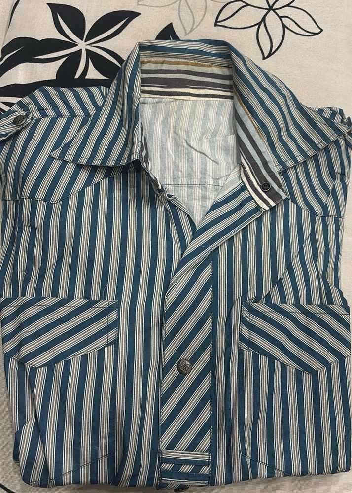 Striped Green Shirt