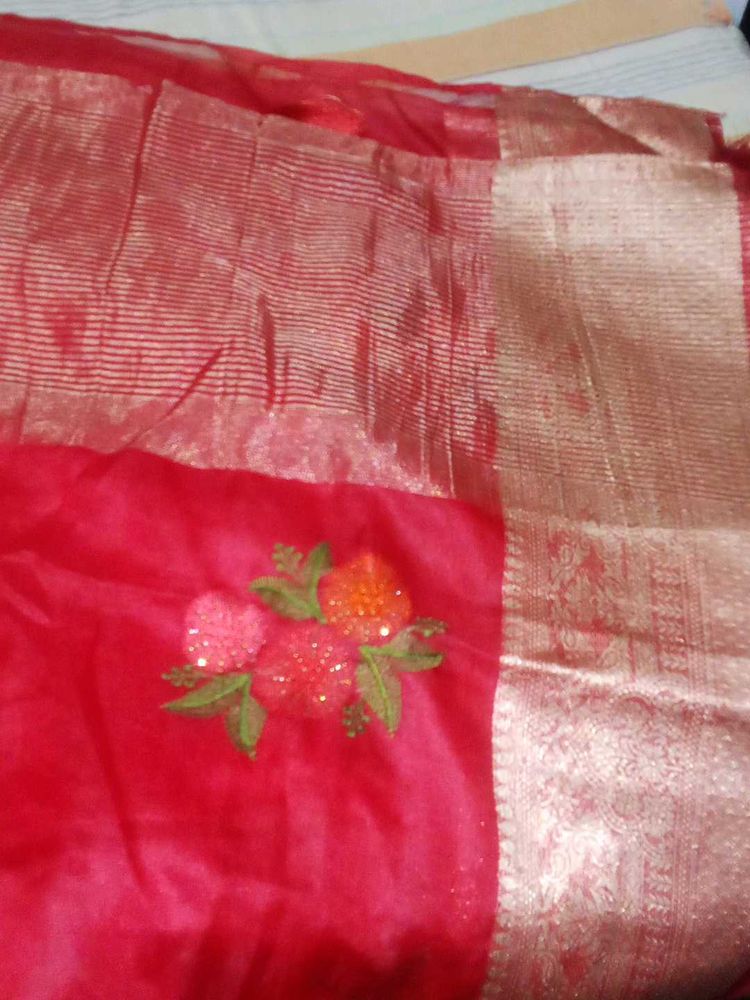 Beautiful Embroidered Saree