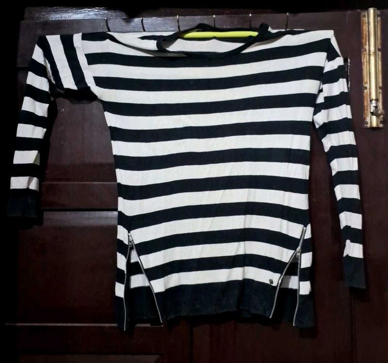 Women's Striped Sweater Top