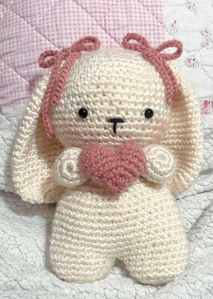 Handmade Crochet Bunny Plush Toy