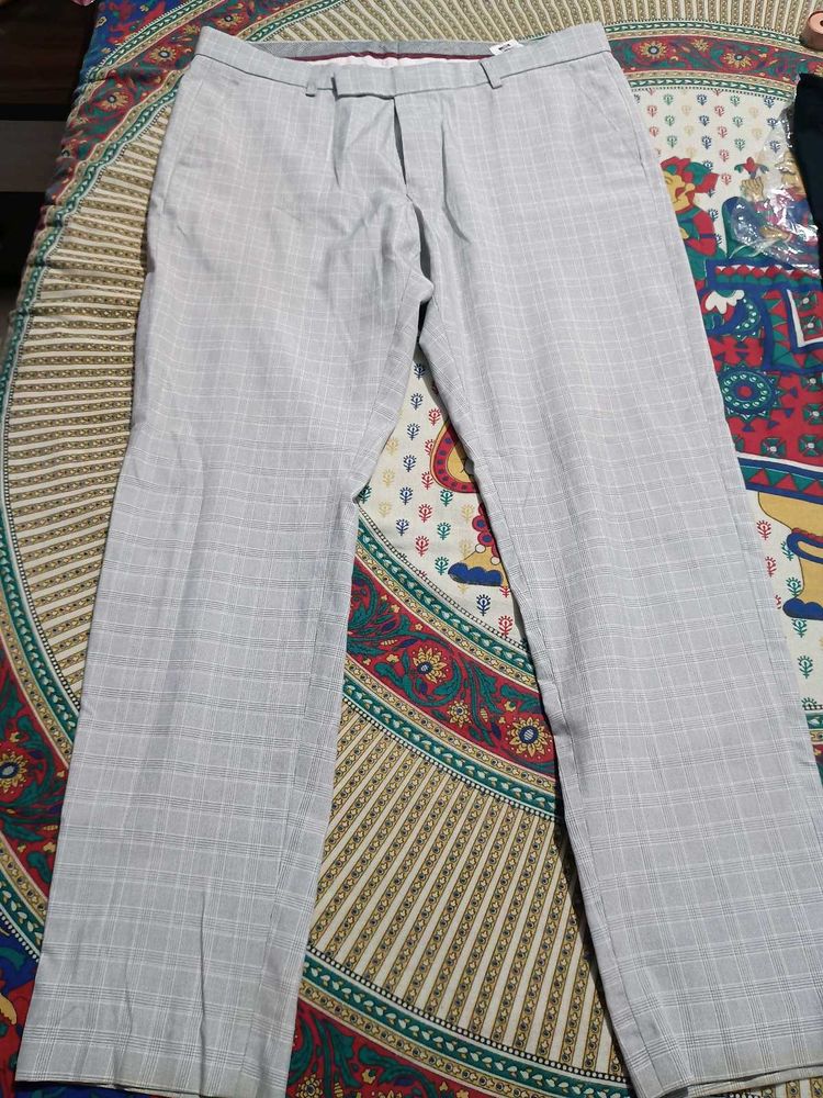Classic Plaid Dress Pants