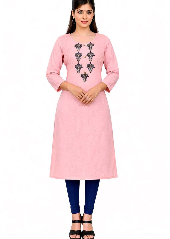 pink colour kurti
