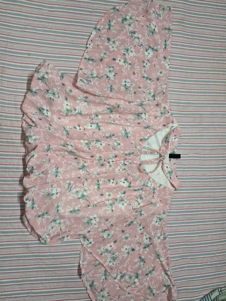 Floral Print Crop Top