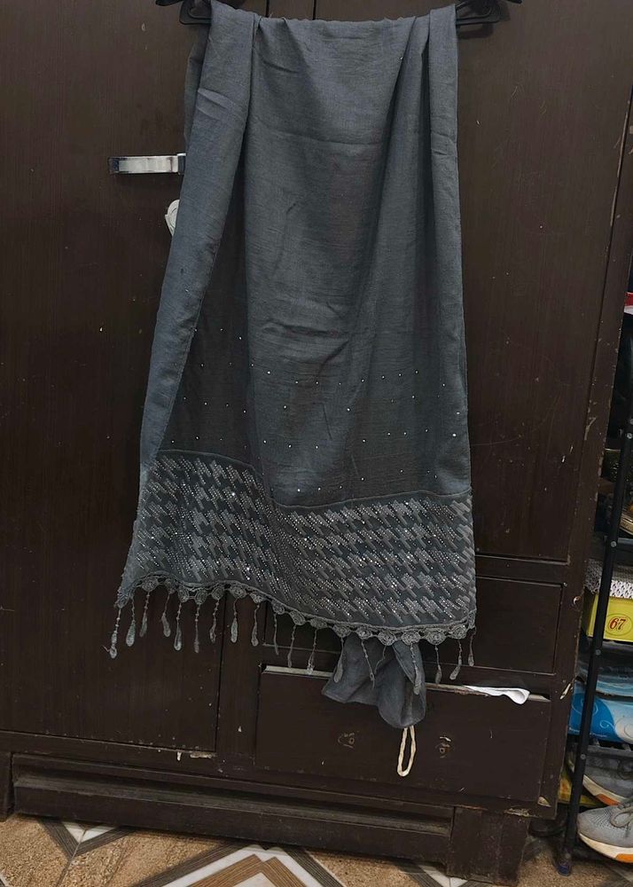 Elegant Grey Hijab