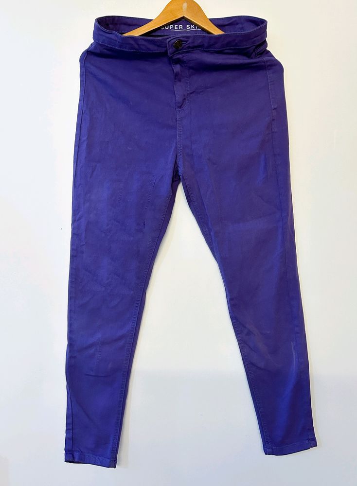 Marks Spencer Super Skinny Purple Jeggings
