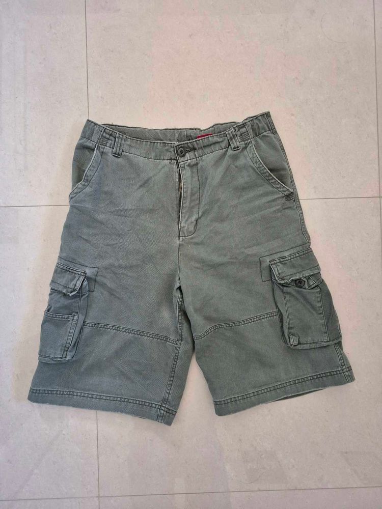 Vintage Olive Cargo jorts
