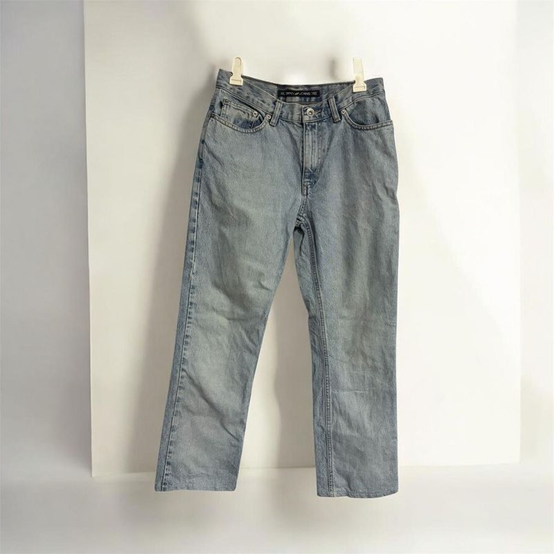 DKNY Light Wash Straight Leg Jeans