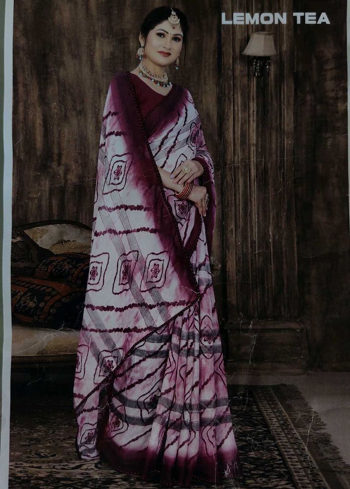 Beautiful Tie-Dye Saree