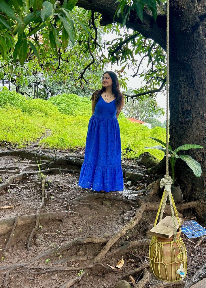 Vibrant Blue Maxi Dress
